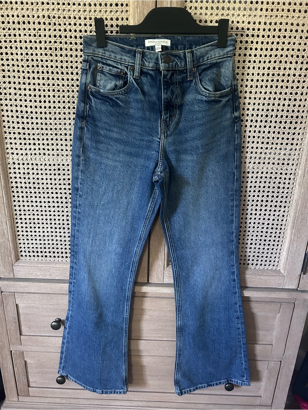 Banana Republic Women's Medium Blue Flare Jeans